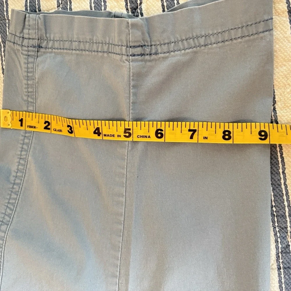 Lee Relaxed Fit Cargo Capri Cropped Utility 1989 Pull On Chino Pants Womens 10M